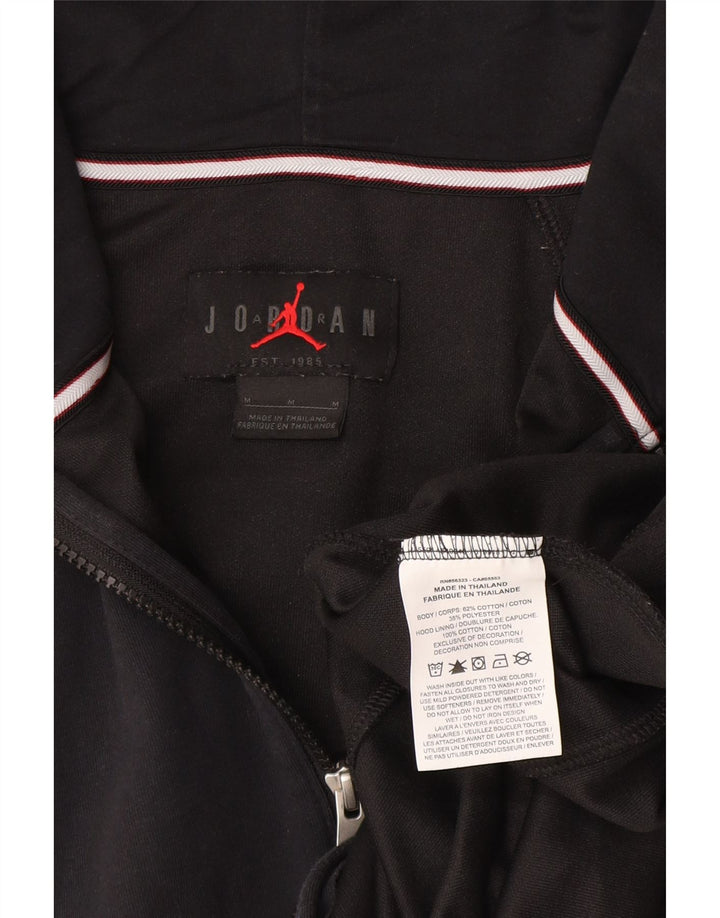 Jordan - Sudadera con capucha y cremallera para hombre, tamaño mediano, algodón azul marino