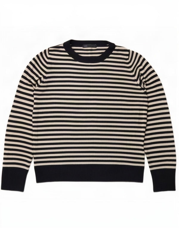 Marks & Spencer Suéter de Cuello Redondo para Mujer UK 44 Grande Azul Marino