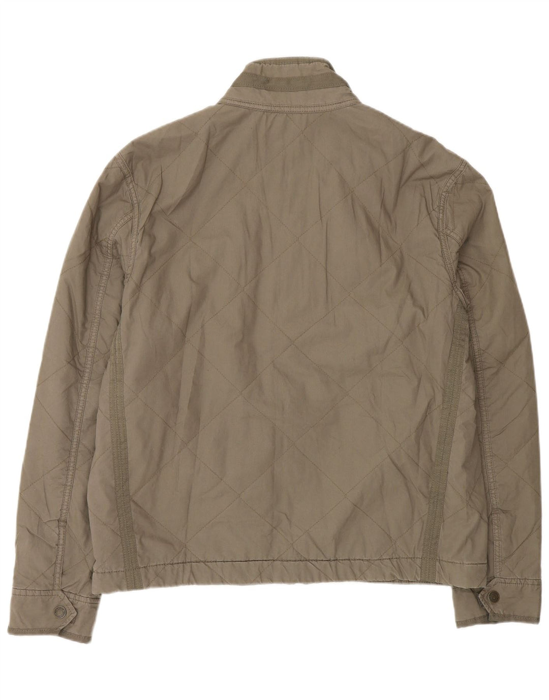 Marks & Spencer Chaqueta Bomber para Hombre UK 38 Algodón Caqui Mediano
