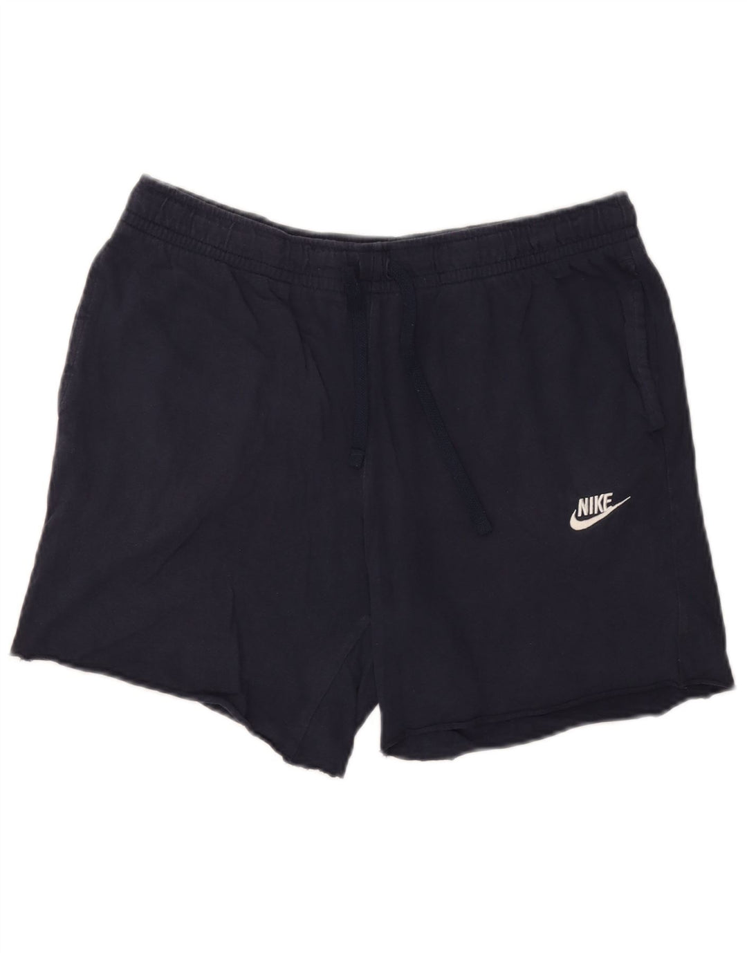 Nike - Pantalones cortos deportivos para hombre, talla grande, algodón azul marino