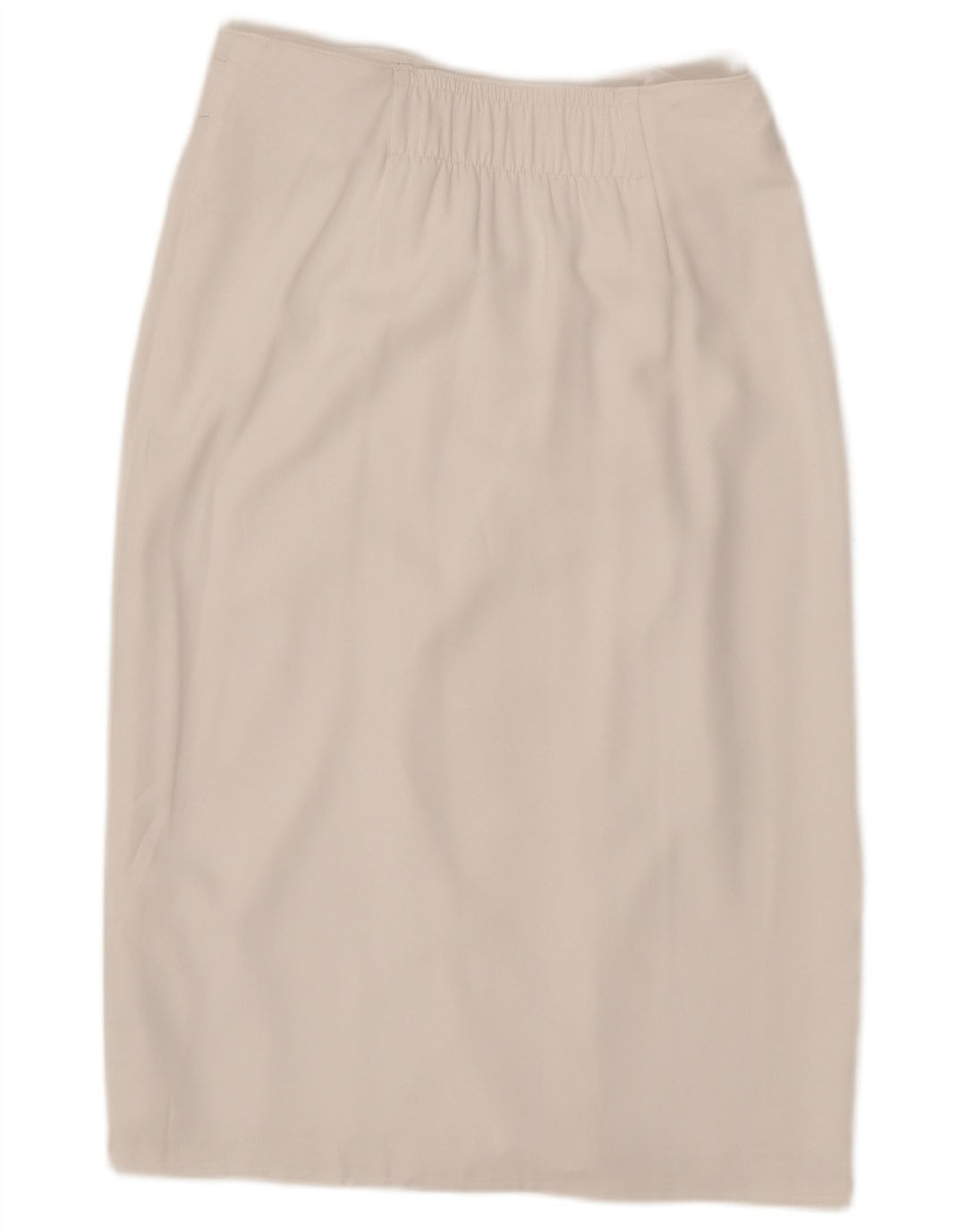 MARKS & SPENCER Falda recta para mujer UK 12 Medium W30 Poliéster blanco
