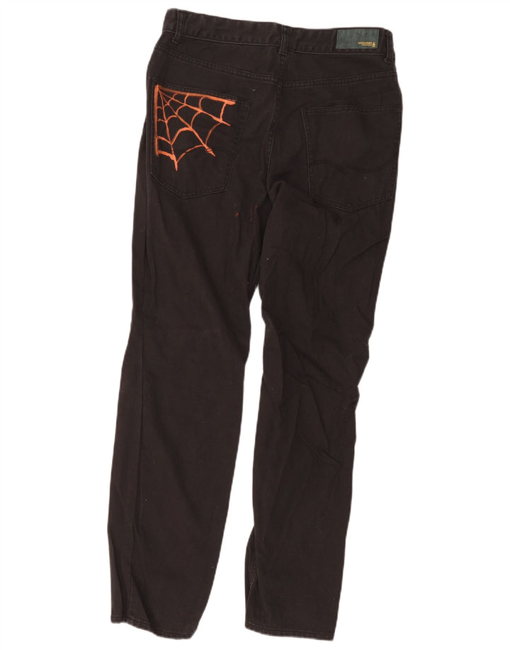 Jack & Jones Vaqueros rectos para hombre W32 L32 Algodón negro