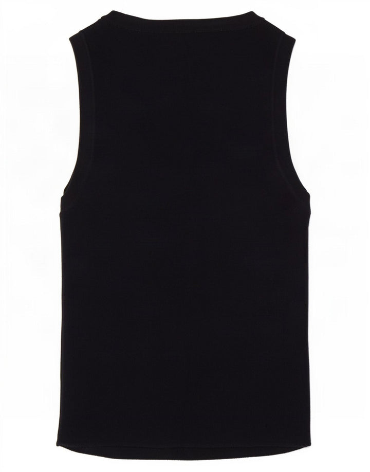 Zara Mujer Chaleco Top UK 8 Small Azul Marino