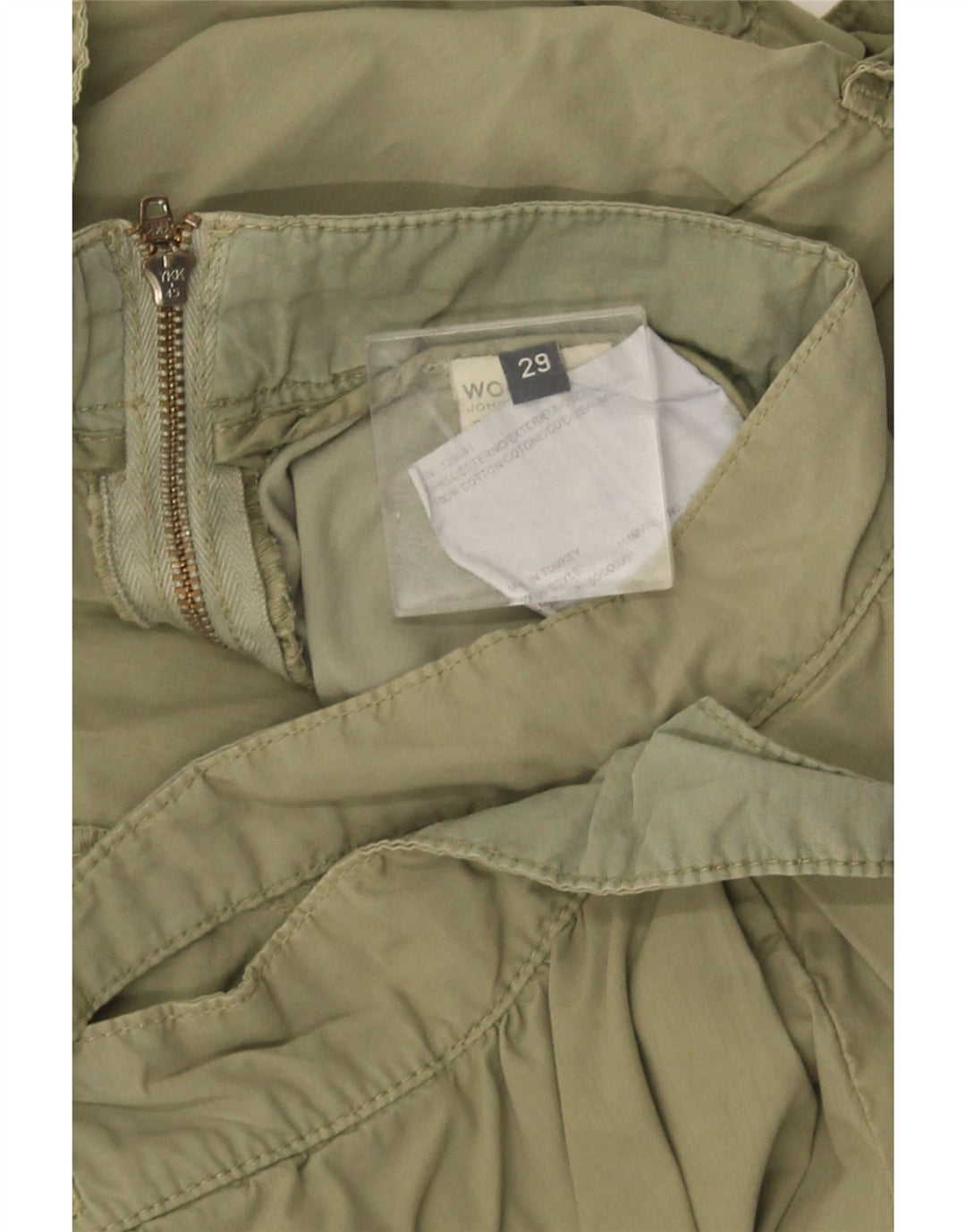 WOOLRICH Minifalda cargo para mujer W29 Algodón caqui medio