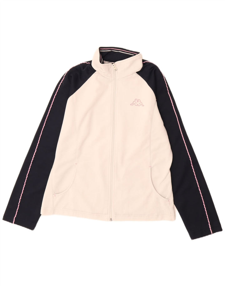 Champion Chaqueta de chándal para mujer ES 40 XL Poliéster con bloques de color blanco