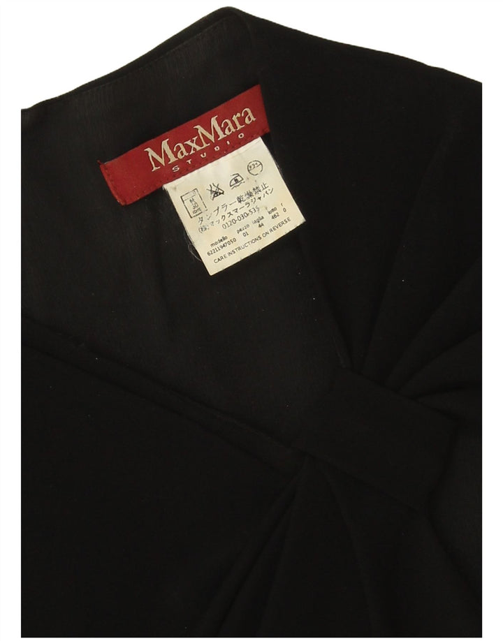 Vestido ajustado sin mangas Max Mara para mujer IT 44 Medium Black