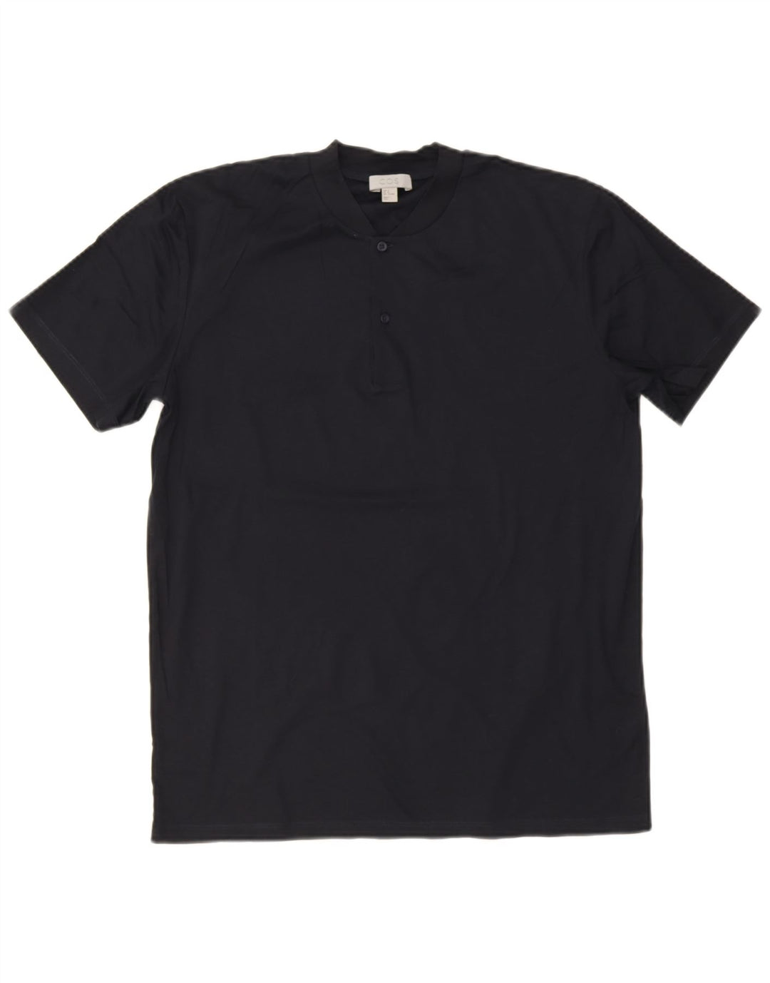 Cos Camiseta para hombre Top Medium Azul Marino Algodón