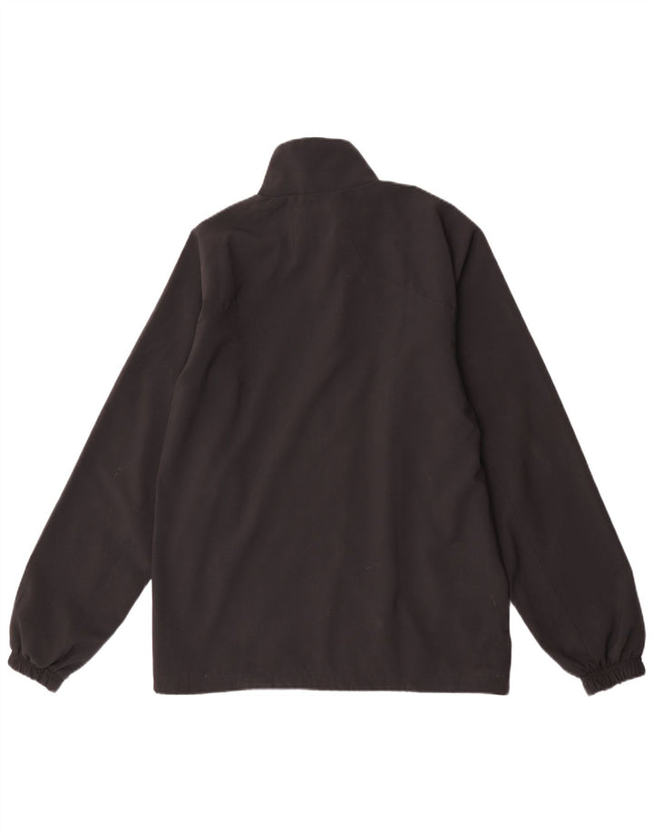 Reebok - Chaqueta de chándal para hombre, talla pequeña, color negro, poliéster