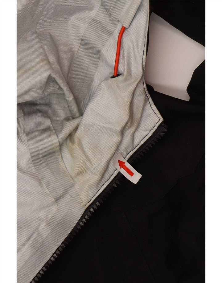 Chaqueta impermeable con capucha para hombre Mountain Warehouse UK 38 Mediano Negro Poliéster