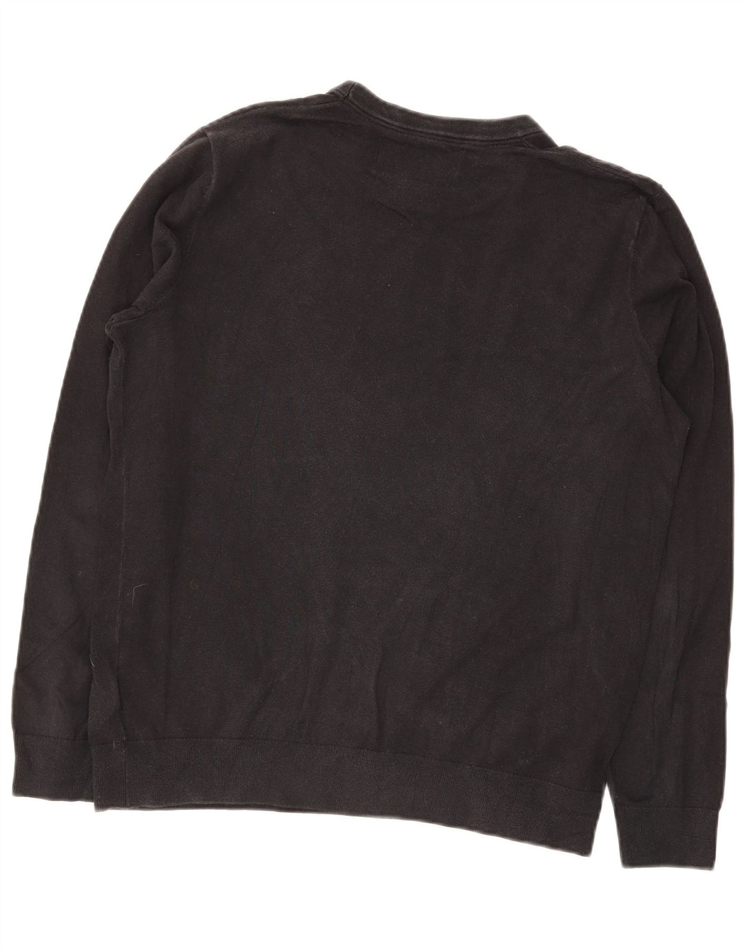 Calvin Klein Jeans Hombre Sudadera Jumper Grande Algodón Negro