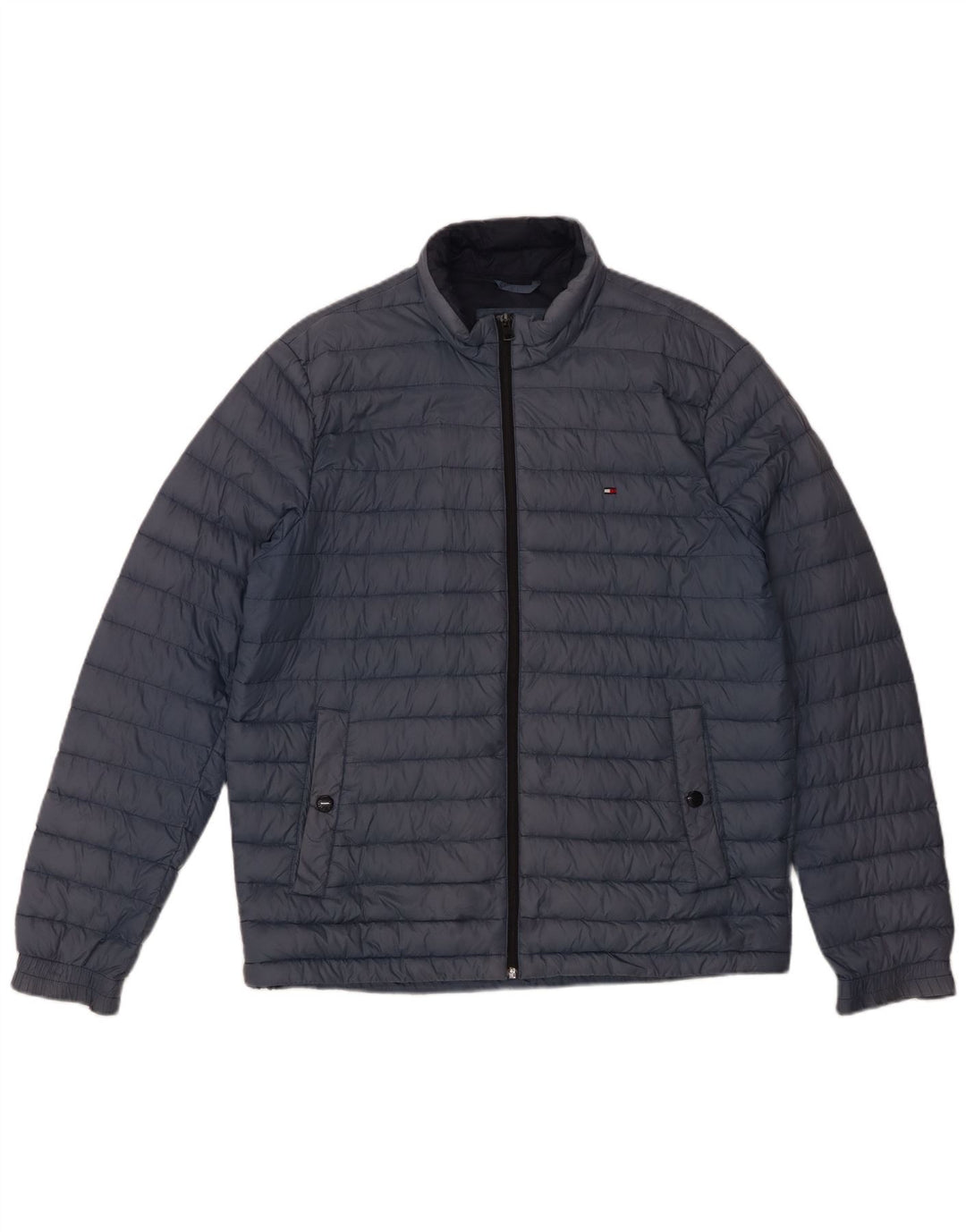 Tommy Hilfiger Chaqueta acolchada para hombre UK 40 Large Poliamida azul marino