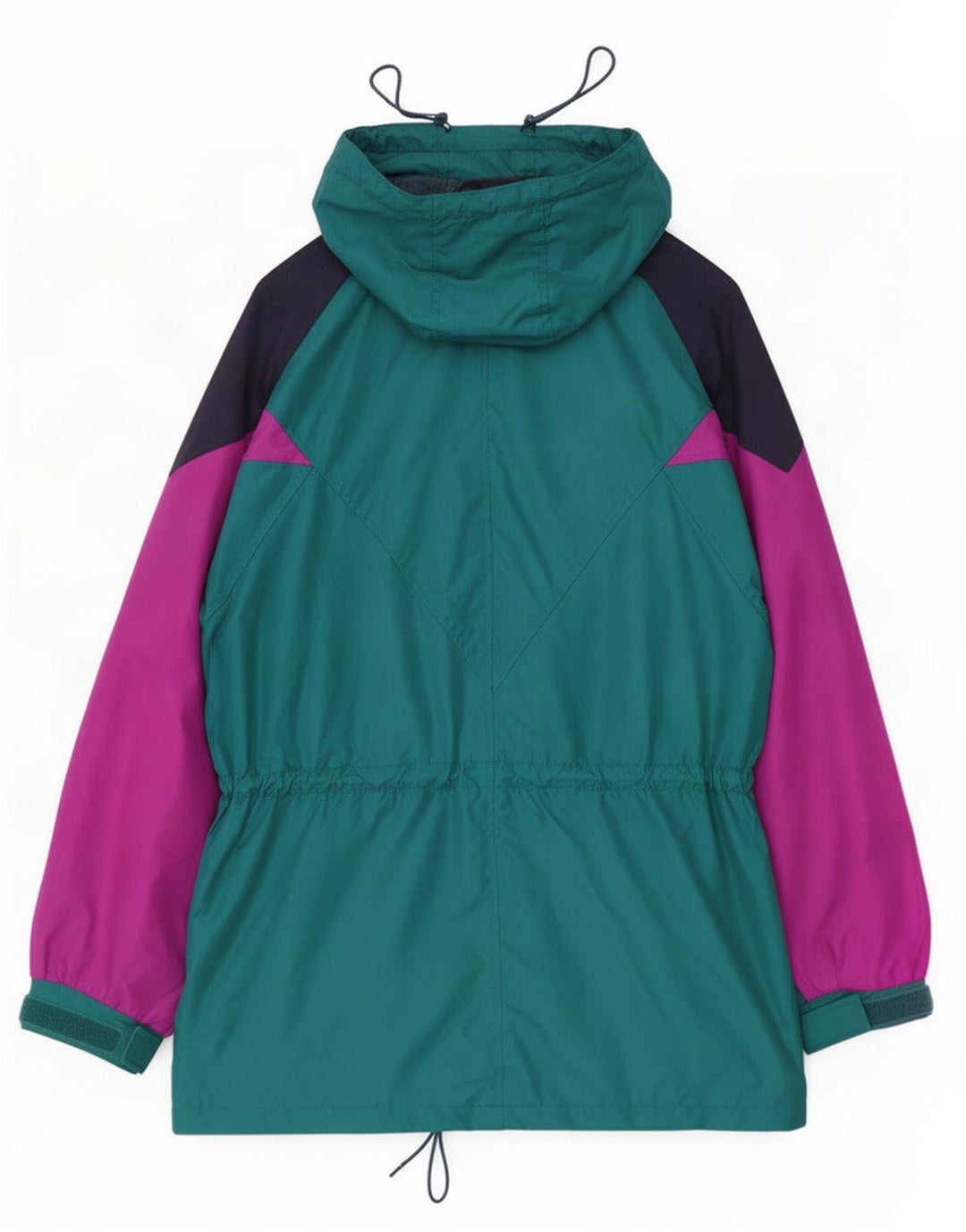 Columbia Chaqueta impermeable extragrande con capucha para mujer Reino Unido 44 Verde medio Colorblock