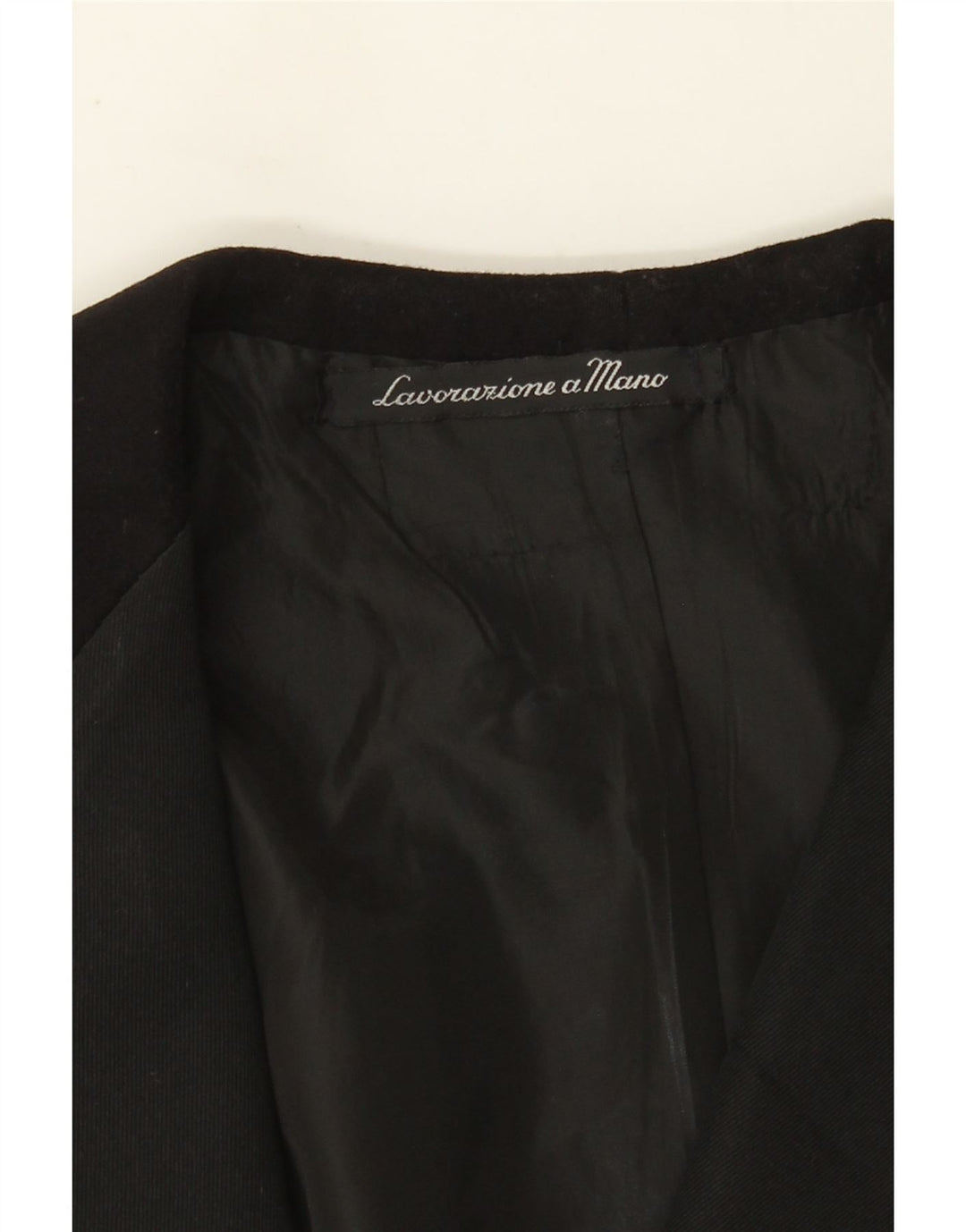 Vintage hombres 1 botón Blazer chaqueta Reino Unido 36 pequeño negro