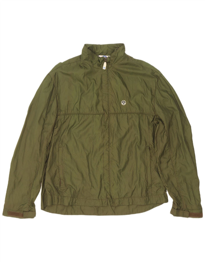 North Sails Chubasquero Hombre UK 42 XL Poliamida Verde