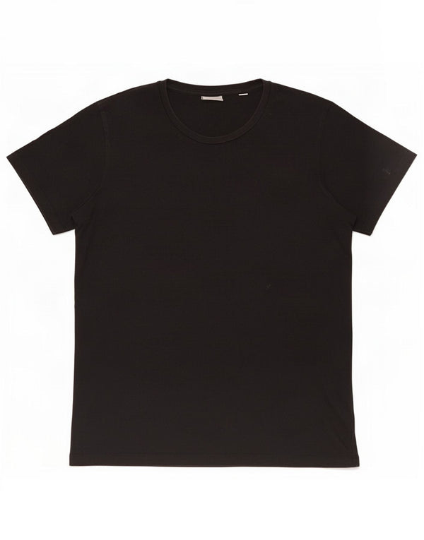 Jack & Jones - Camiseta gráfica para hombre, talla pequeña, algodón negro