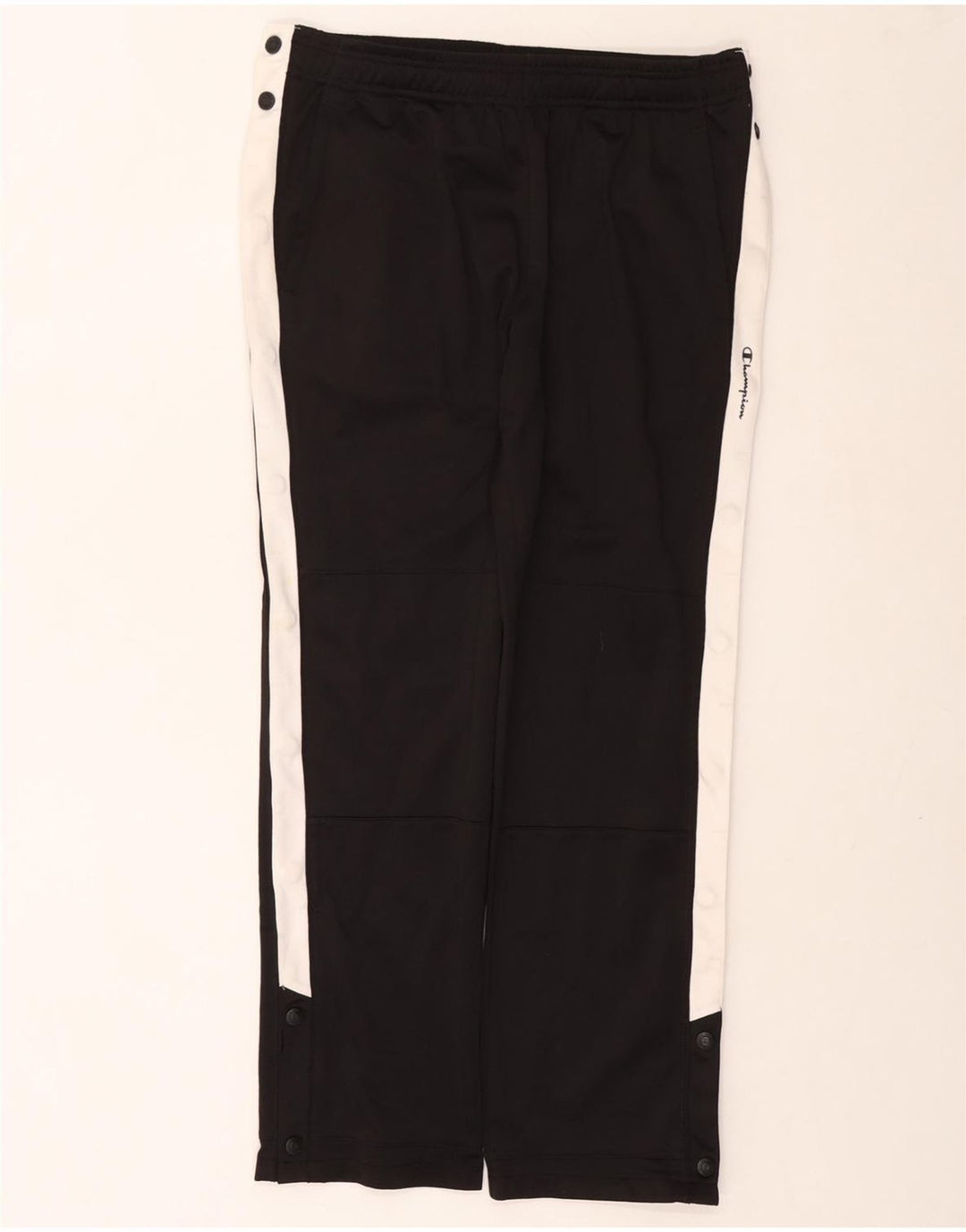 CHAMPION Pantalones de chándal para mujer UK 12 Medium Black Colourblock