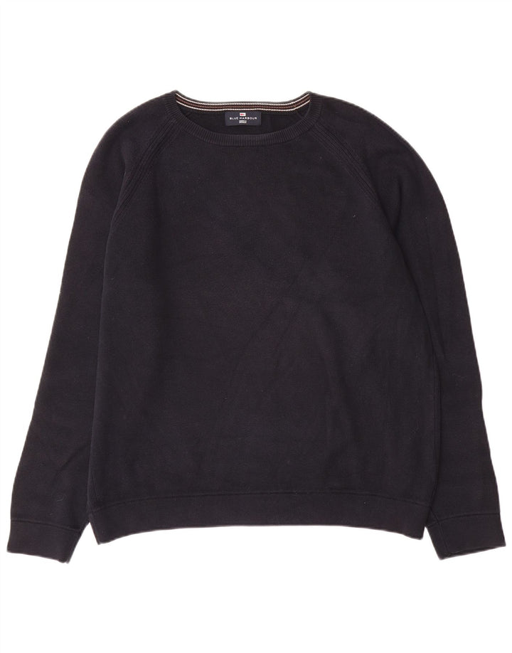 Marks & Spencer Suéter Autograph con Cuello Barco para Hombre Azul Marino Mediano