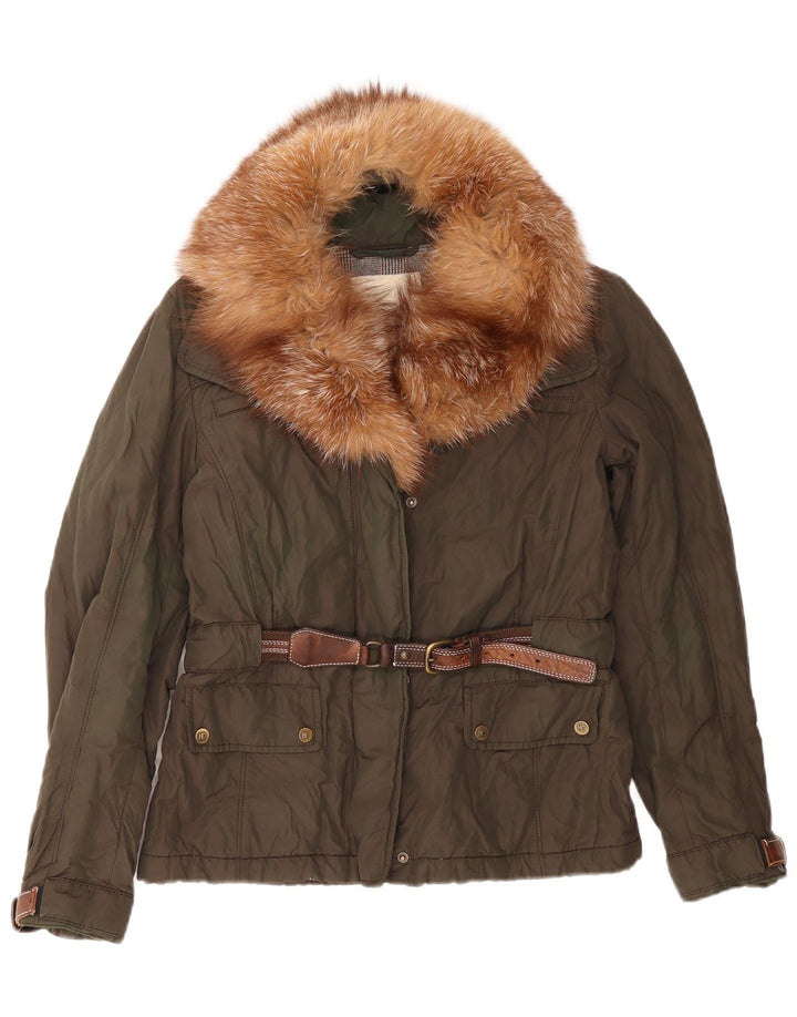 Parka para mujer Henry Cottons IT 44 Nylon verde medio