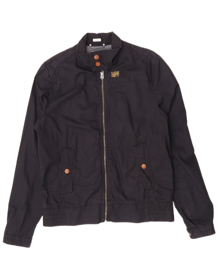 G-Star Chaqueta Bomber para Hombre UK 38 Mediana Azul Marino Algodón