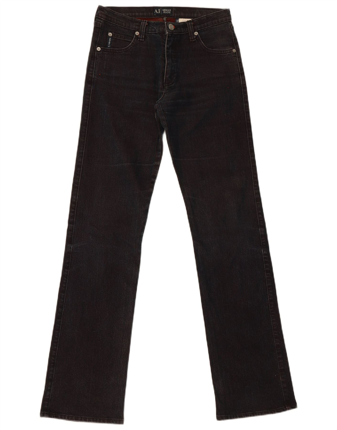 Vaqueros Armani Mujer Slim W27 L32 Algodón Negro
