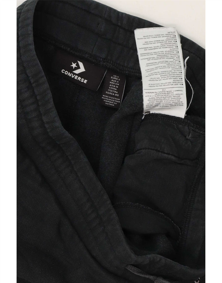 Converse Hombre Chándal Pantalones Joggers Pequeño Algodón Negro