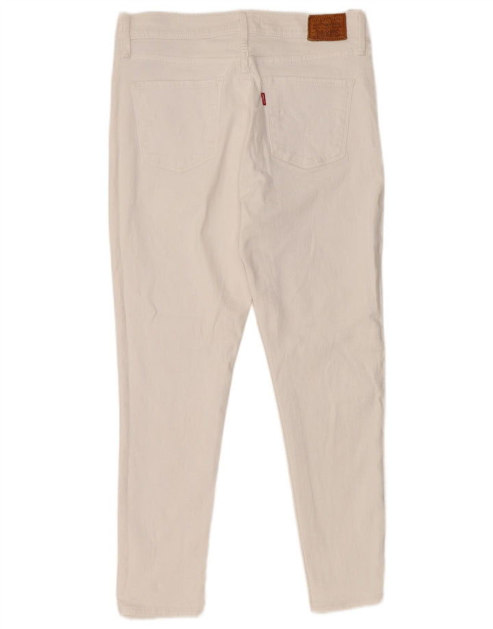 LEVI'S Mujer 311 Shaping Skinny Jeans W29 L26 Algodón Blanco