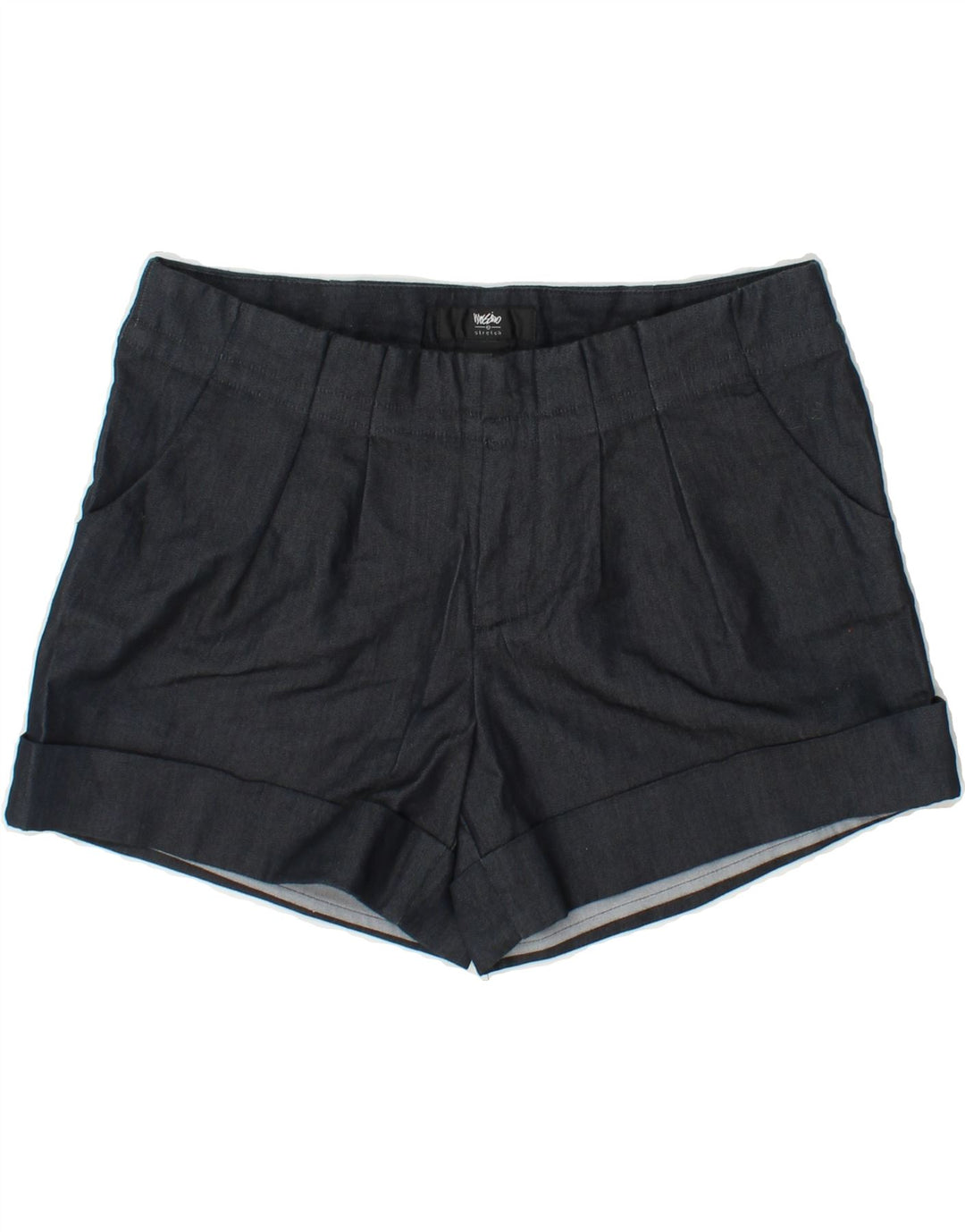 MOSSIMO Womens Stretch Pegged Chino Shorts US 10 Large W32  Navy Blue Vintage Mossimo and Second-Hand Mossimo from Messina Hembry 