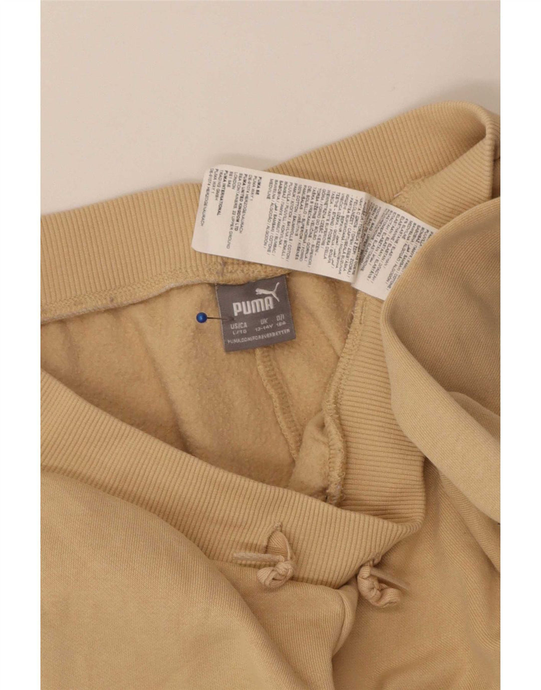 Puma Pantalón Chándal Niño Joggers 13-14 Años Beige Poliéster