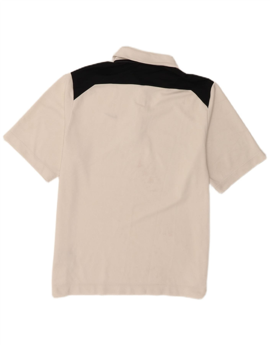 Nike Polo para hombre ES 38/41 Medio Blanco Colorblock Poliéster