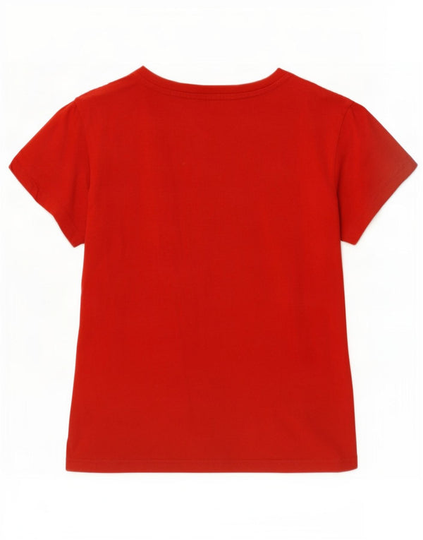 Adidas Camiseta gráfica para niño Top 10-11 años Rojo Algodón