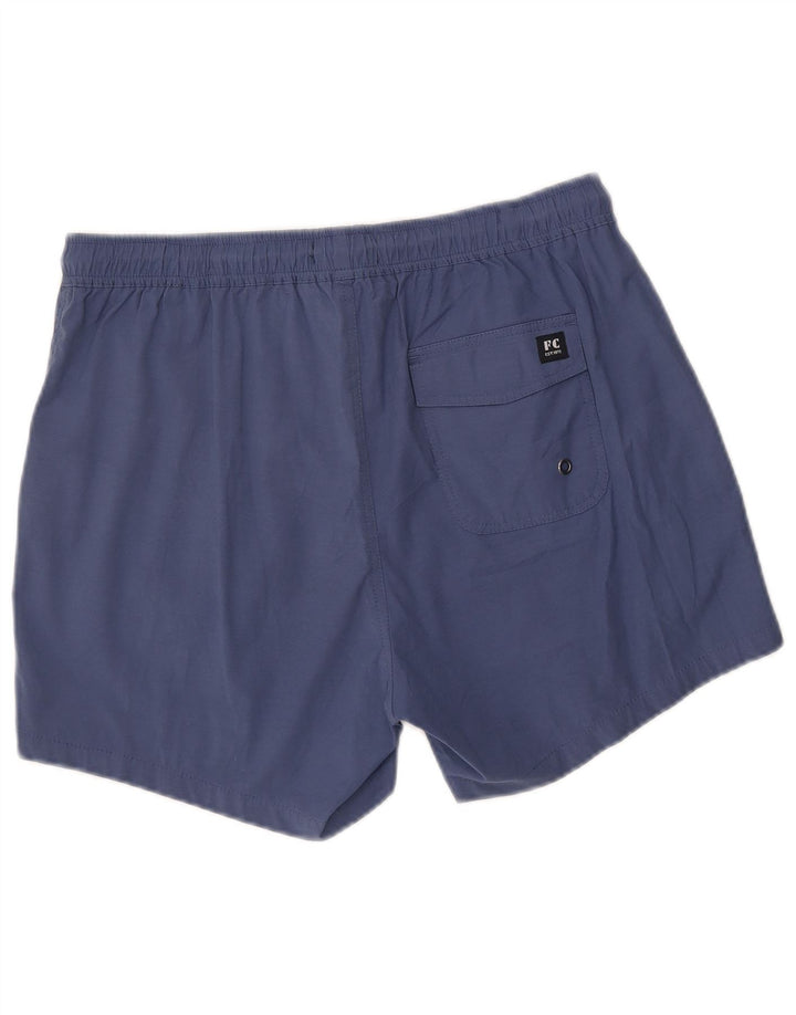 Bañador para hombre French Connection de algodón azul medio