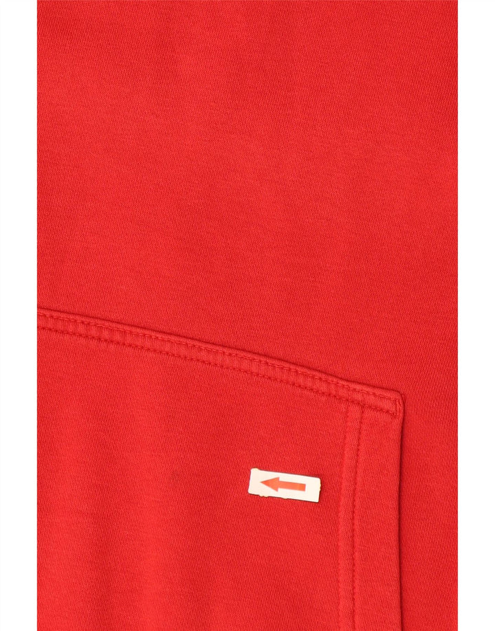 Nike - Sudadera con capucha para hombre, talla grande, color rojo, algodón
