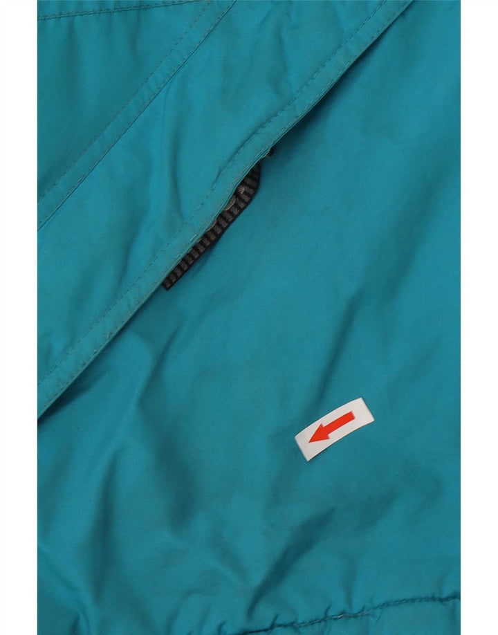 Brugi Chaqueta de esquí con capucha para hombre UK 40 Large Blue Colourblock
