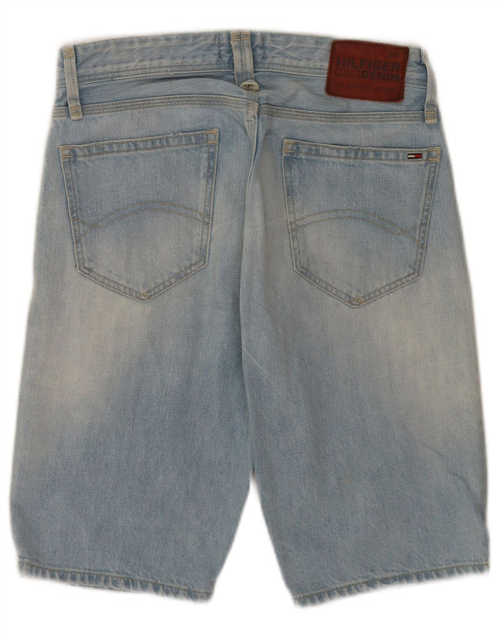 Tommy Hilfiger Pantalones cortos de mezclilla regulares para hombre W29 Algodón azul medio