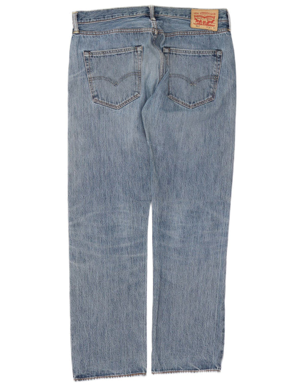 Levi's Hombre 501 Vaqueros Rectos W36 L32 Algodón Azul
