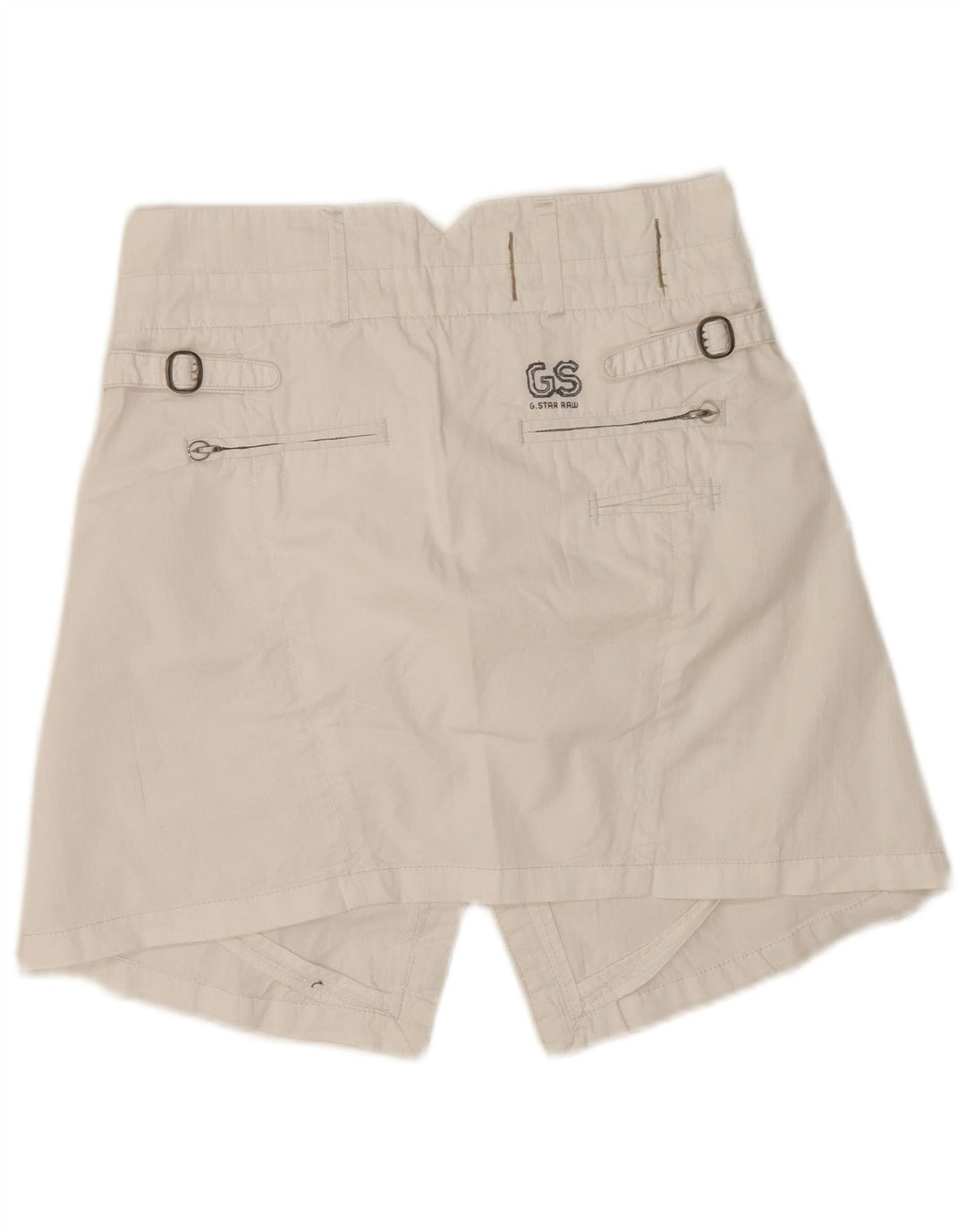 Minifalda Vaquera G-Star W27 De Algodón Blanco Medio