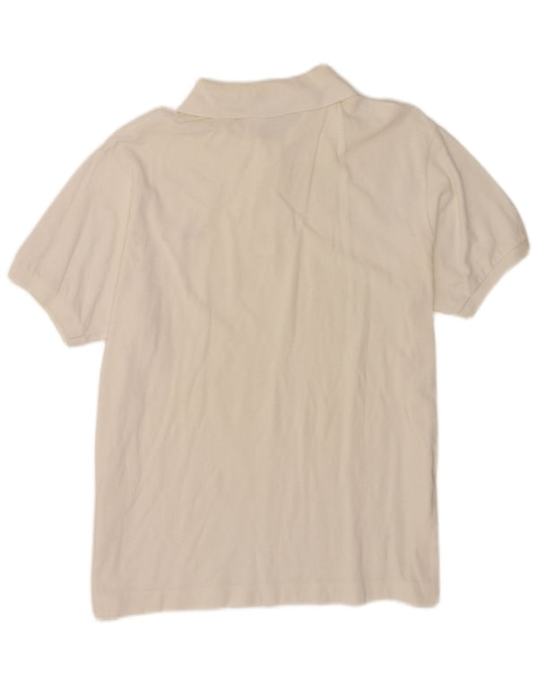 Polo Lacoste para hombre talla 5 grande algodón blanco