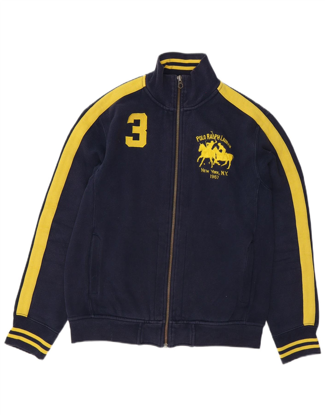 Polo Ralph Lauren Chaqueta superior de chándal para hombre Bloque de color azul marino mediano