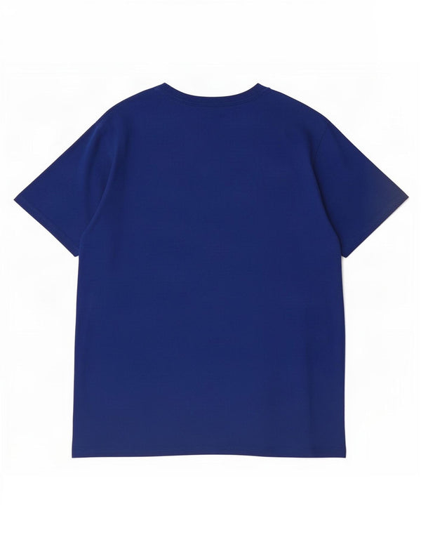 Adidas - Camiseta gráfica para hombre, talla grande, algodón azul marino
