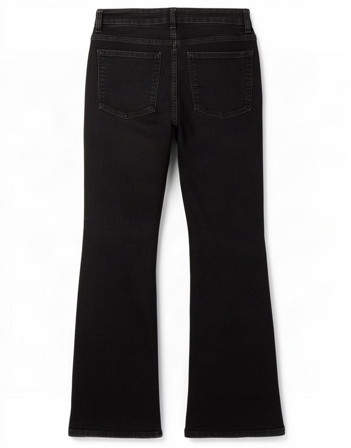 Marks & Spencer Vaqueros Eva Bootcut para Mujer UK 10 Small W27 L27 Negro