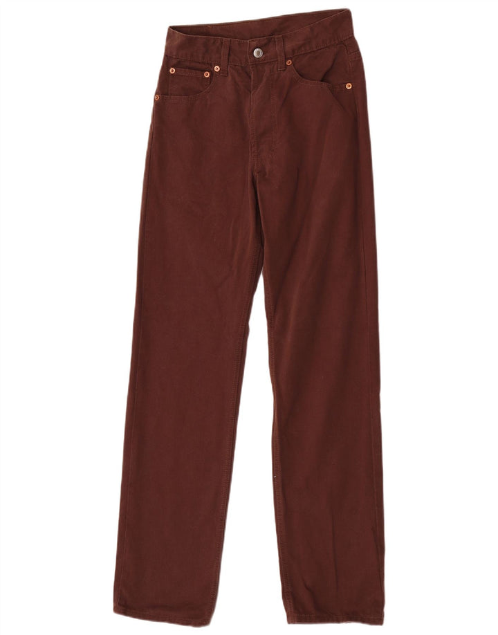Vaqueros Levi's Mujer 501 Rectos W29 L32 Algodón Marrón