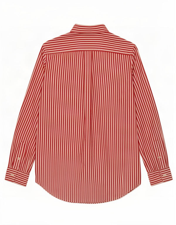 Ralph Lauren Camisa Niño 15-16 Años Algodón Rayas Rojas
