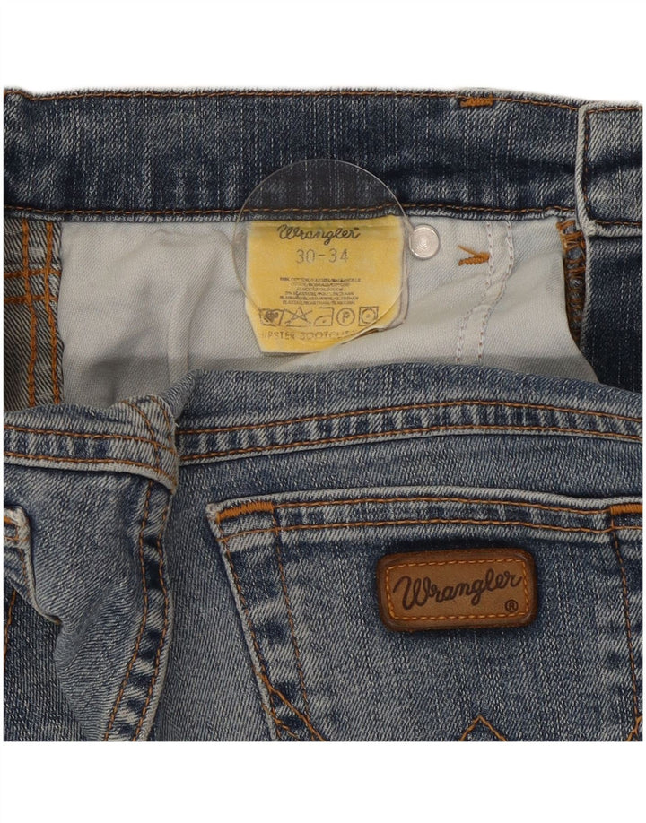 Vaqueros Wrangler Mujer Rectos W30 L28 Azul