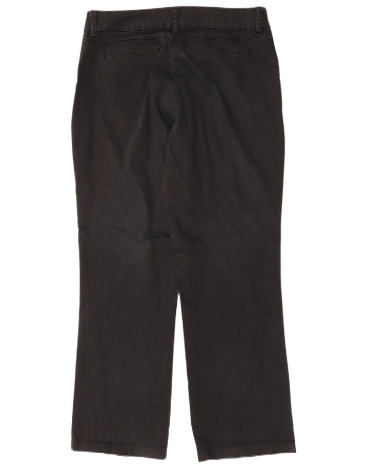 LEE Pantalones casuales rectos con corte curvo para mujer W36 L30 Azul marino