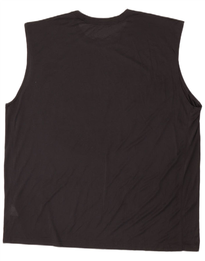 Nike - Camiseta sin mangas Dri Fit para hombre, talla 3XL, poliéster negro
