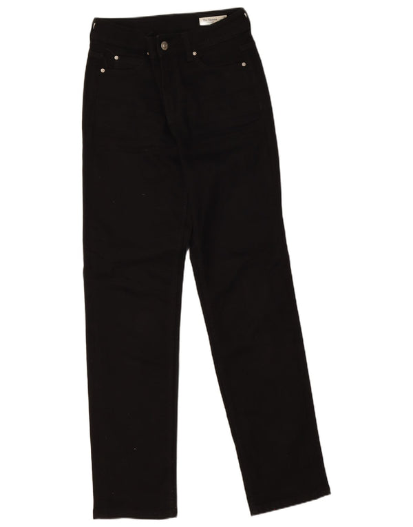 Marks & Spencer Jeans rectos The Sienna para mujer UK 10 Small W28 L30 Negro