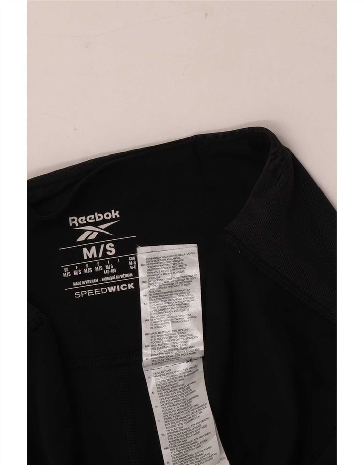 Leggings Reebok De Cintura Alta Para Mujer Pequeños Nylon Negro