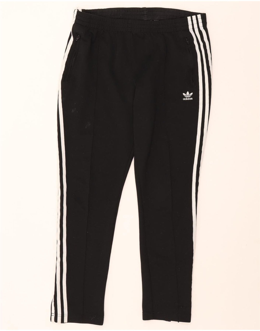 ADIDAS Pantalones de chándal para hombre UK 44 Grande Poliéster negro