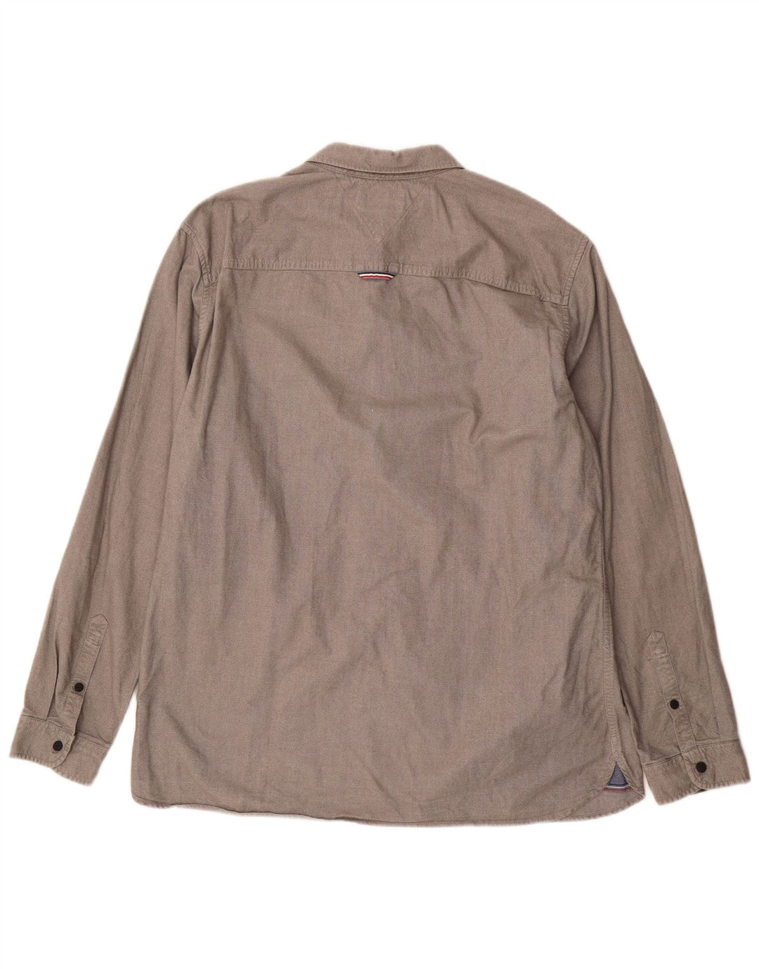 Camisa Tommy Hilfiger Hombre Regular Fit XL Algodón Gris