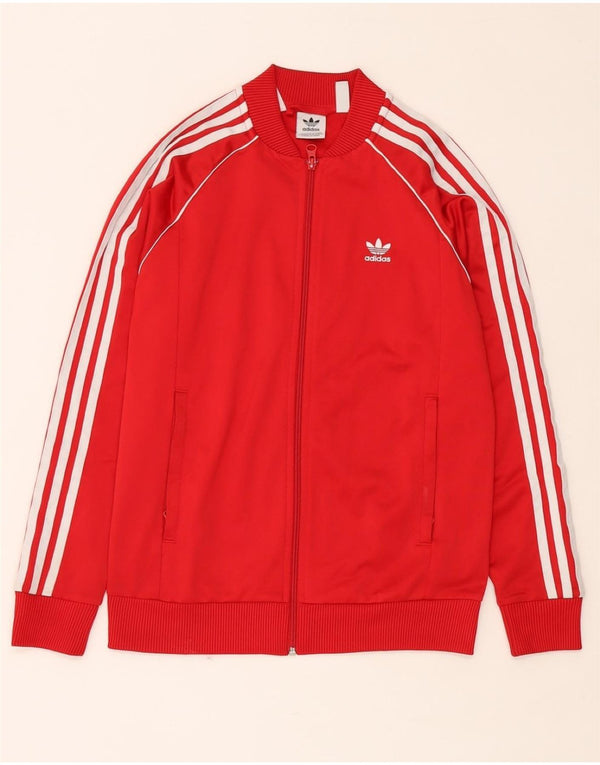 ADIDAS Chaqueta Chándal Niño 13-14 Años Rojo Poliéster